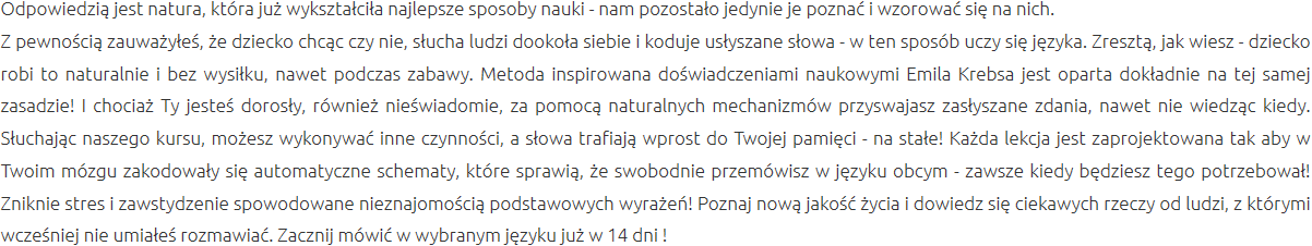 Efektywna Metoda Nauki Brzozów